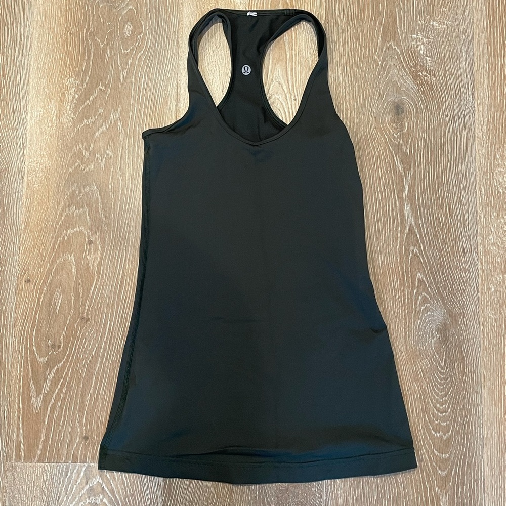 lululemon dark forest green tank